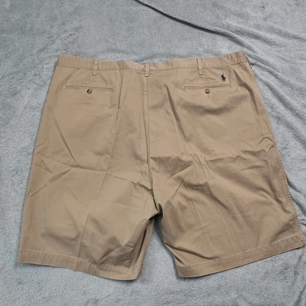 Polo Ralph Lauren Classic Fit Chino Shorts Tan Mens Tag Size 50B‎ (Waist 52in.)